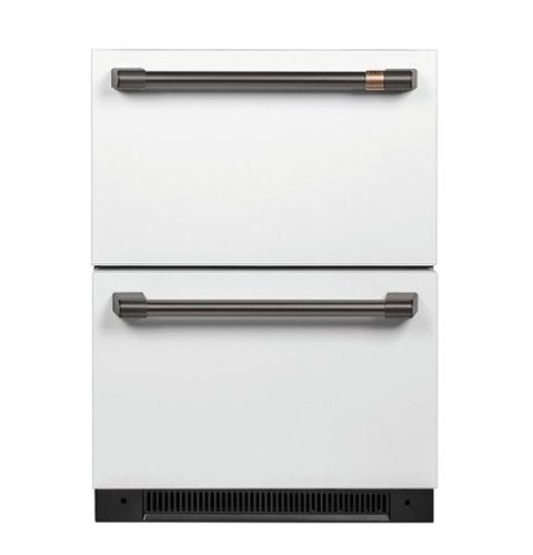 Café - 5.7 Cu. Ft. Built-In Dual-Drawer Refrigerator - Matte White