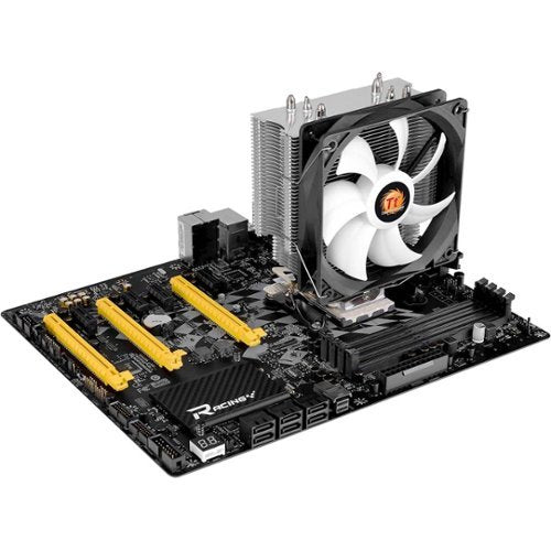 Thermaltake - Contac Silent 12 120mm CPU Cooling Fan - Black/White