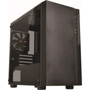 Thermaltake - Versa H18 TG Mid Tower Case - Black/Blue