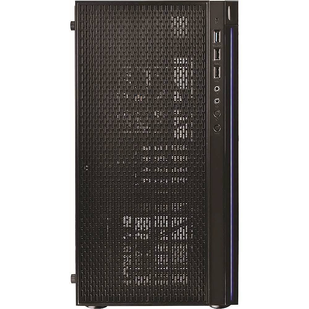 Thermaltake - Versa H18 TG Mid Tower Case - Black/Blue