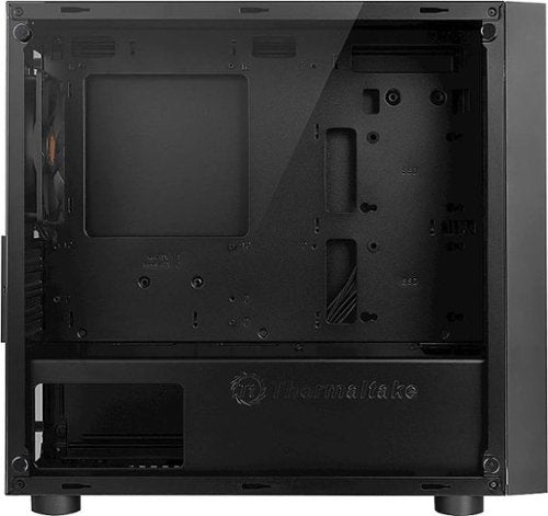 Thermaltake - Versa H18 TG Mid Tower Case - Black/Blue