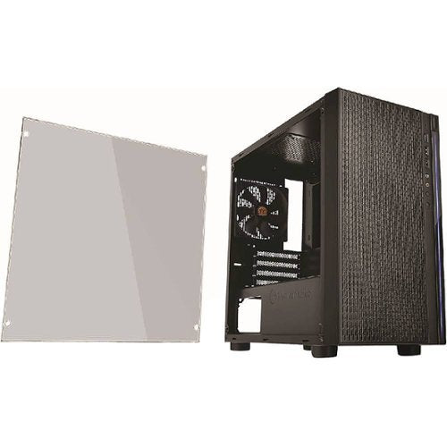 Thermaltake - Versa H18 TG Mid Tower Case - Black/Blue