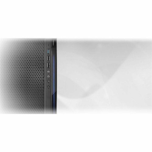 Thermaltake - Versa H18 TG Mid Tower Case - Black/Blue