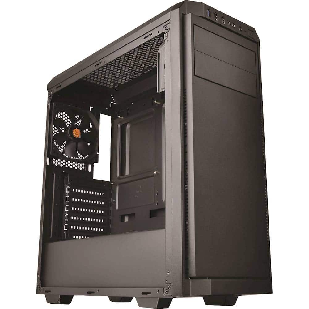 Thermaltake - V100 Perforated Computer Case - Black