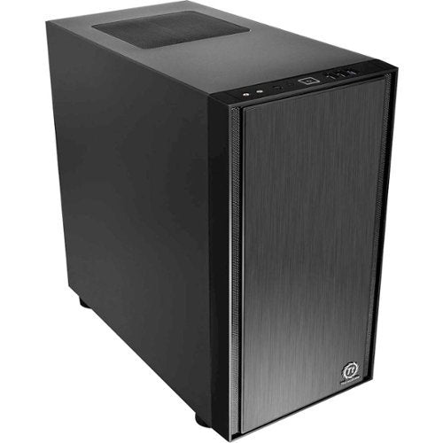 Thermaltake - Versa H17 Micro ATX Mini Tower Case - Black