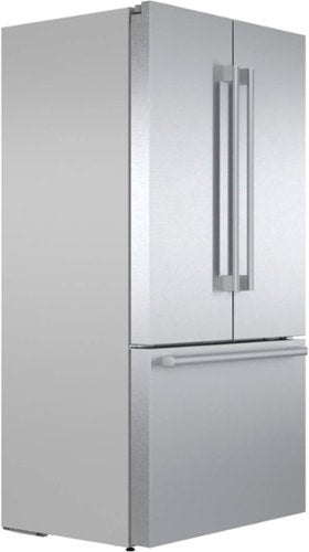 Bosch - 800 Series 36 in. Wide 21 Cu. Ft. French Door Bottom Freezer Counter-Depth Smart Refrigerator with VitaFresh - Stainless Steel
