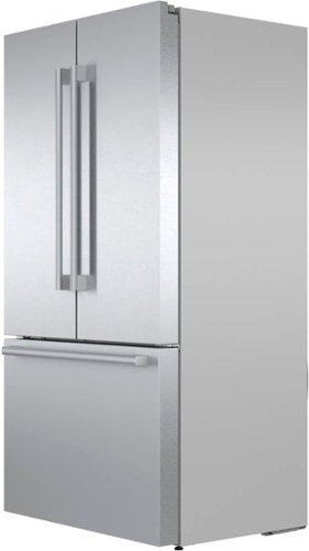 Bosch - 800 Series 36 in. Wide 21 Cu. Ft. French Door Bottom Freezer Counter-Depth Smart Refrigerator with VitaFresh - Stainless Steel