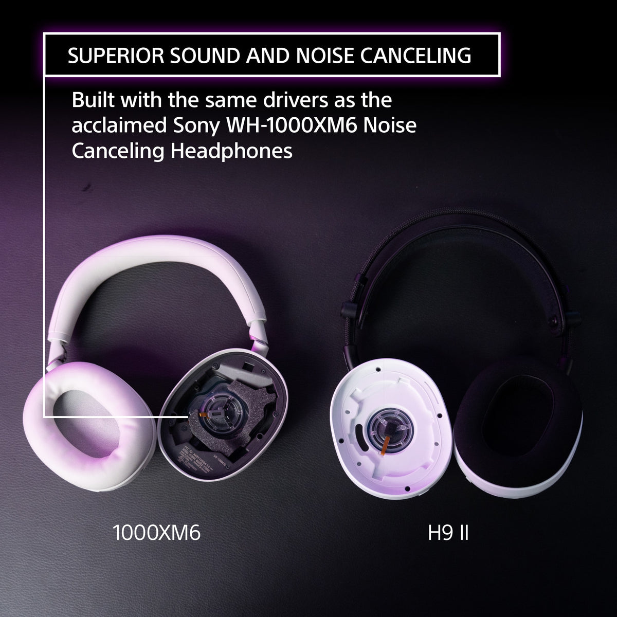 Sony - INZONE H9 II Wireless Noise Cancelling Gaming Headset for PC, PS5, Switch, and Mobile - White