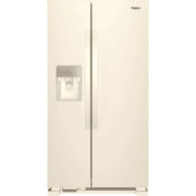 Whirlpool - 33 in. Wide 21.4 cu. ft. Side-by-Side Refrigerator - Biscuit