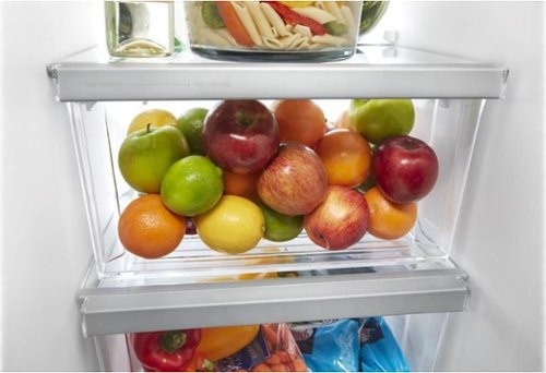 Whirlpool - 33 in. Wide 21.4 cu. ft. Side-by-Side Refrigerator - Biscuit