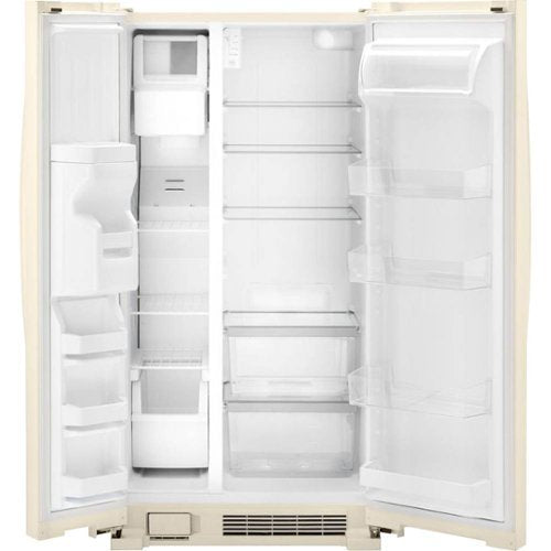 Whirlpool - 33 in. Wide 21.4 cu. ft. Side-by-Side Refrigerator - Biscuit