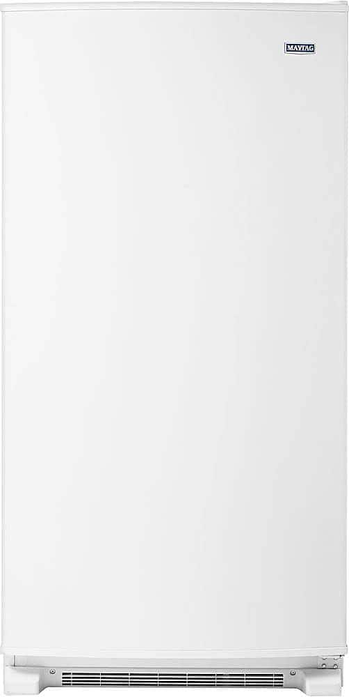 Maytag - 18 Cu. Ft. Frost Free Upright Freezer with LED Lighting - White