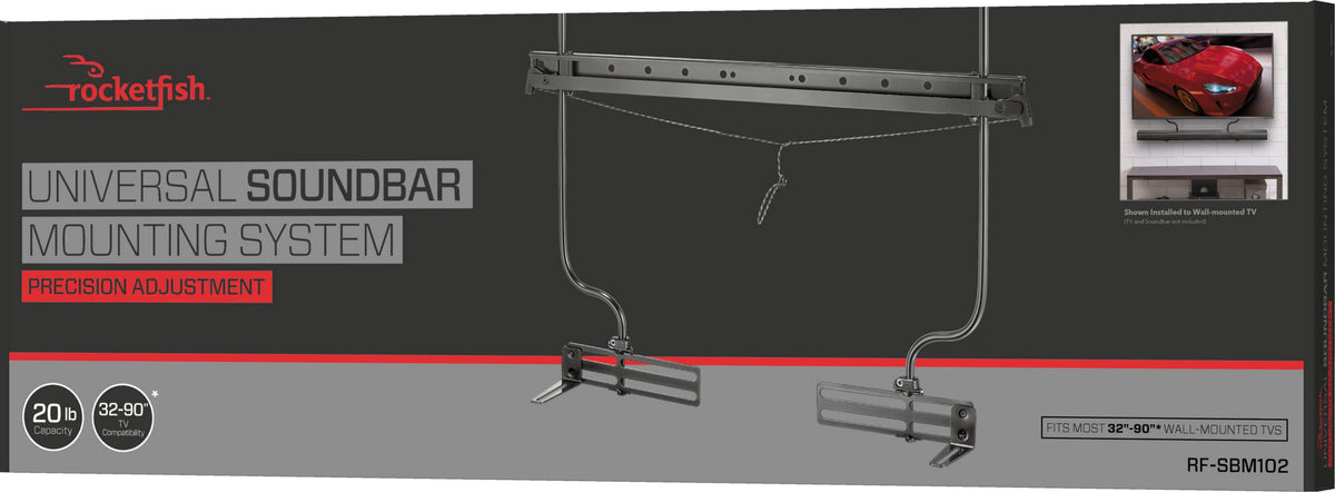 Rocketfish™ - Universal Soundbar Mounting System - Black