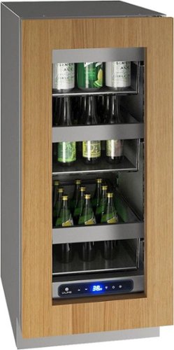 U-Line - 5 Class 72-Can Beverage Cooler - Custom Panel Ready