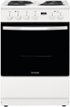 Frigidaire - 24 in. Wide 4 elements 1.9 Cu. Ft. Freestanding Electric Range with Hidden Bake Element - White