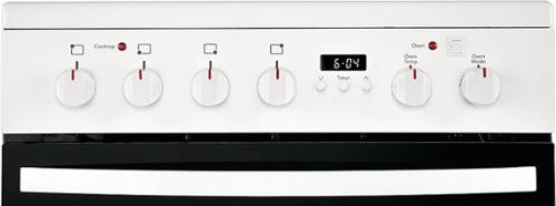 Frigidaire - 24 in. Wide 4 elements 1.9 Cu. Ft. Freestanding Electric Range with Hidden Bake Element - White