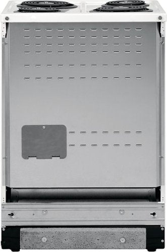 Frigidaire - 24 in. Wide 4 elements 1.9 Cu. Ft. Freestanding Electric Range with Hidden Bake Element - White