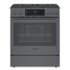 Bosch - 800 Series 30 in. Wide 4.8 Cu. Ft. Slide-In Gas Convection Range with Self-cleaning and 5 Burners - Black Stainless Steel