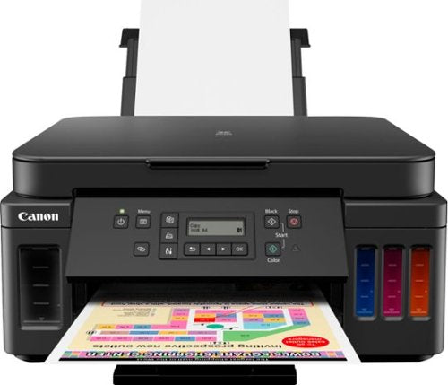 Canon - PIXMA Megatank G6020 Wireless All-In-One Supertank Inkjet Printer - Black