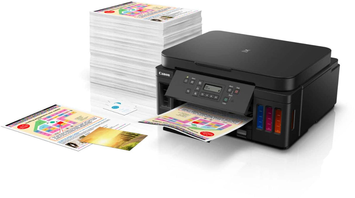 Canon - PIXMA Megatank G6020 Wireless All-In-One Supertank Inkjet Printer - Black