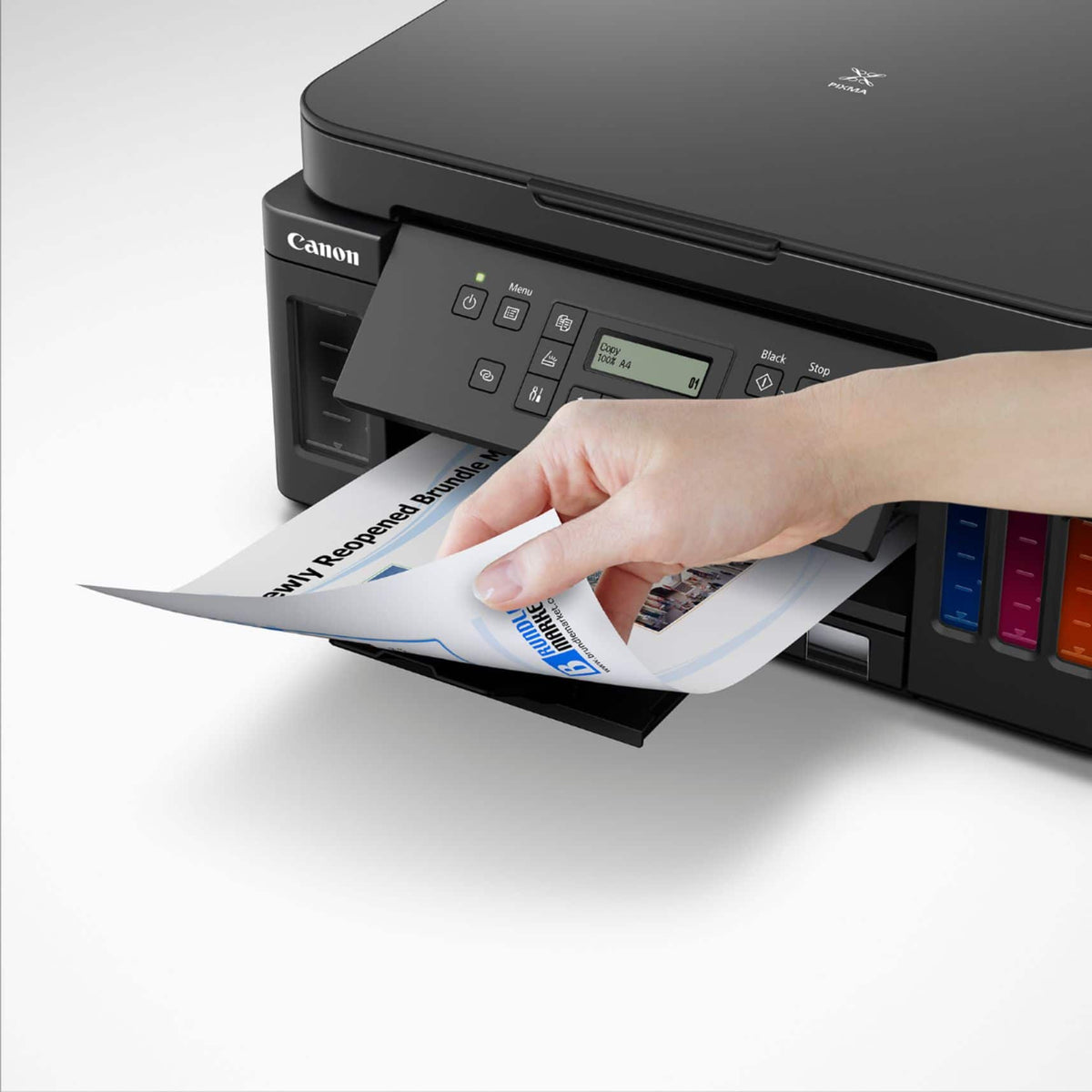 Canon - PIXMA Megatank G6020 Wireless All-In-One Supertank Inkjet Printer - Black