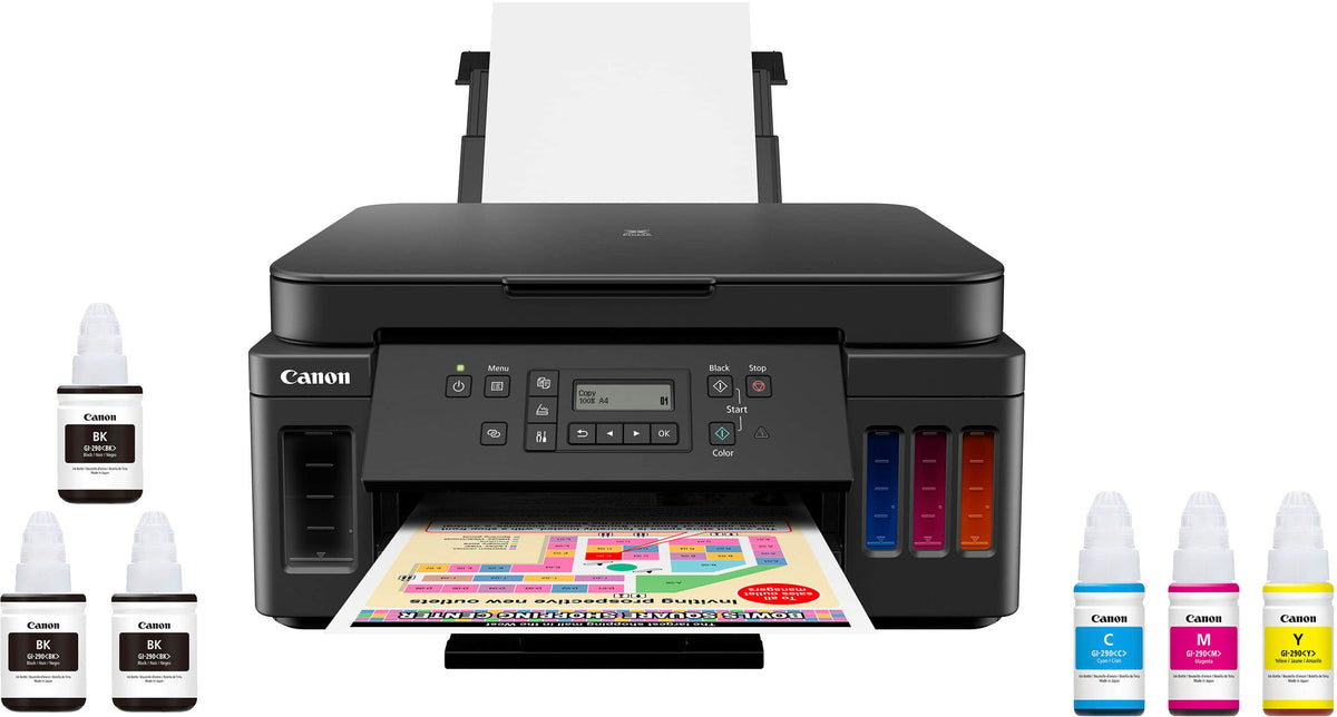 Canon - PIXMA Megatank G6020 Wireless All-In-One Supertank Inkjet Printer - Black