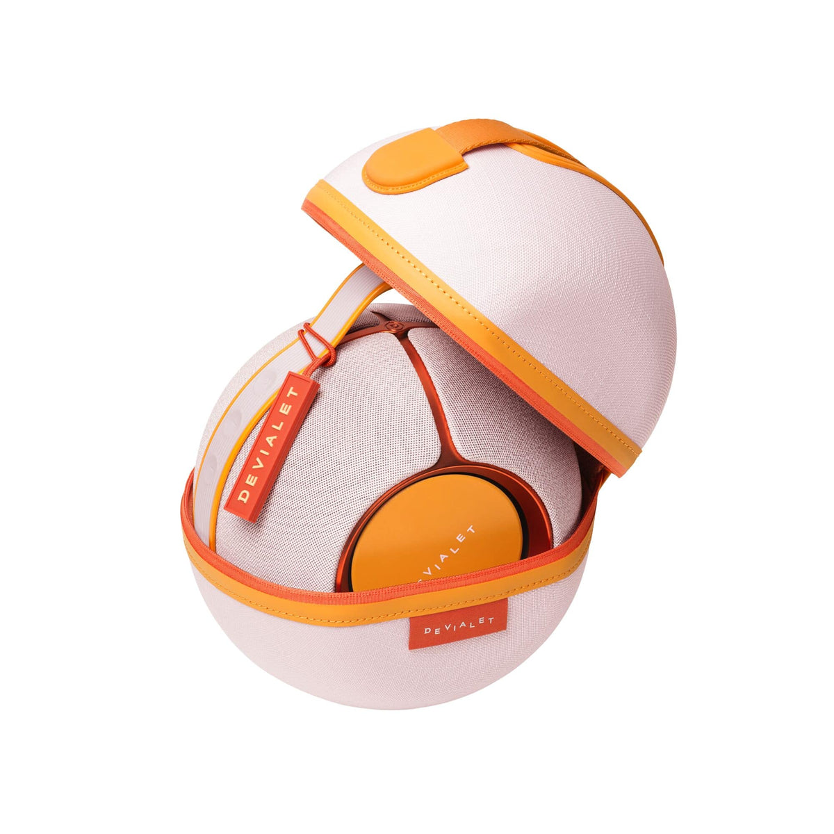 Devialet - Mania Portable Bluetooth and Wi-Fi Capability Speaker (w/Cocoon Dock) - Rose Bloom