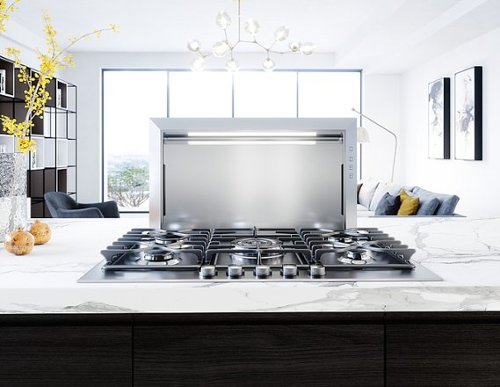 Zephyr - 36 inches - Convertible - Telescopic Downdraft Range Hood - Stainless Steel