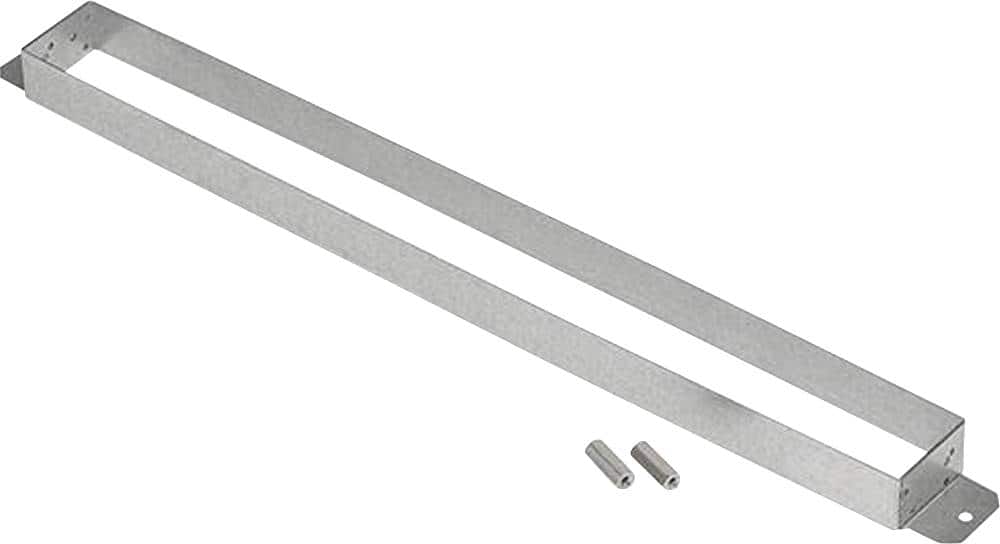 Zephyr - 2 in. x 19 in. Rectangular Adapter for Lift Downdraft - Silver
