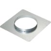 Zephyr - Front Panel Rough-In Plate with 8 in. Round for Lift Downdraft - Silver