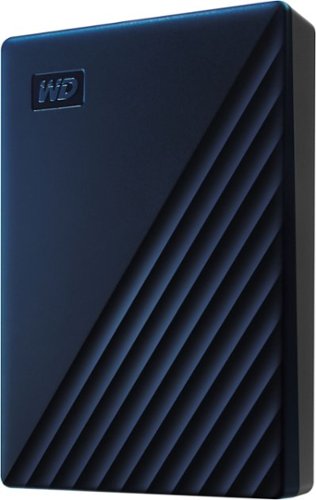 WD - My Passport for Mac 4TB External USB 3.0 Portable Hard Drive - Blue