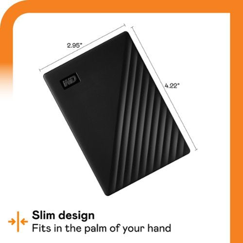 WD - My Passport 1TB External USB 3.0 Portable Hard Drive - Black