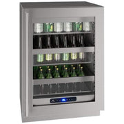 U-Line - 5 Class 92-Bottle Wine Refrigerator - Stainless Steel