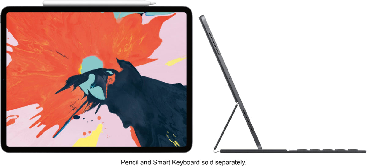 Apple - Geek Squad Certified Refurbished 12.9-Inch iPad Pro with Wi-Fi - 1TB - Space Gray