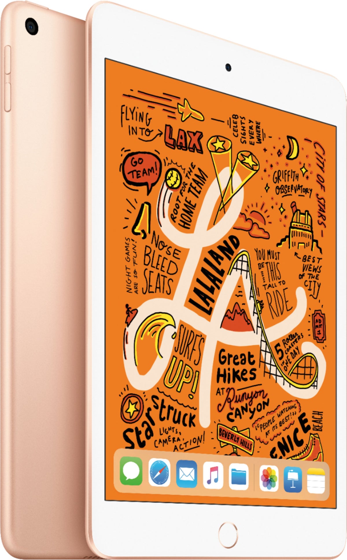 Apple - Geek Squad Certified Refurbished iPad mini with Wi-Fi - 256GB - Gold