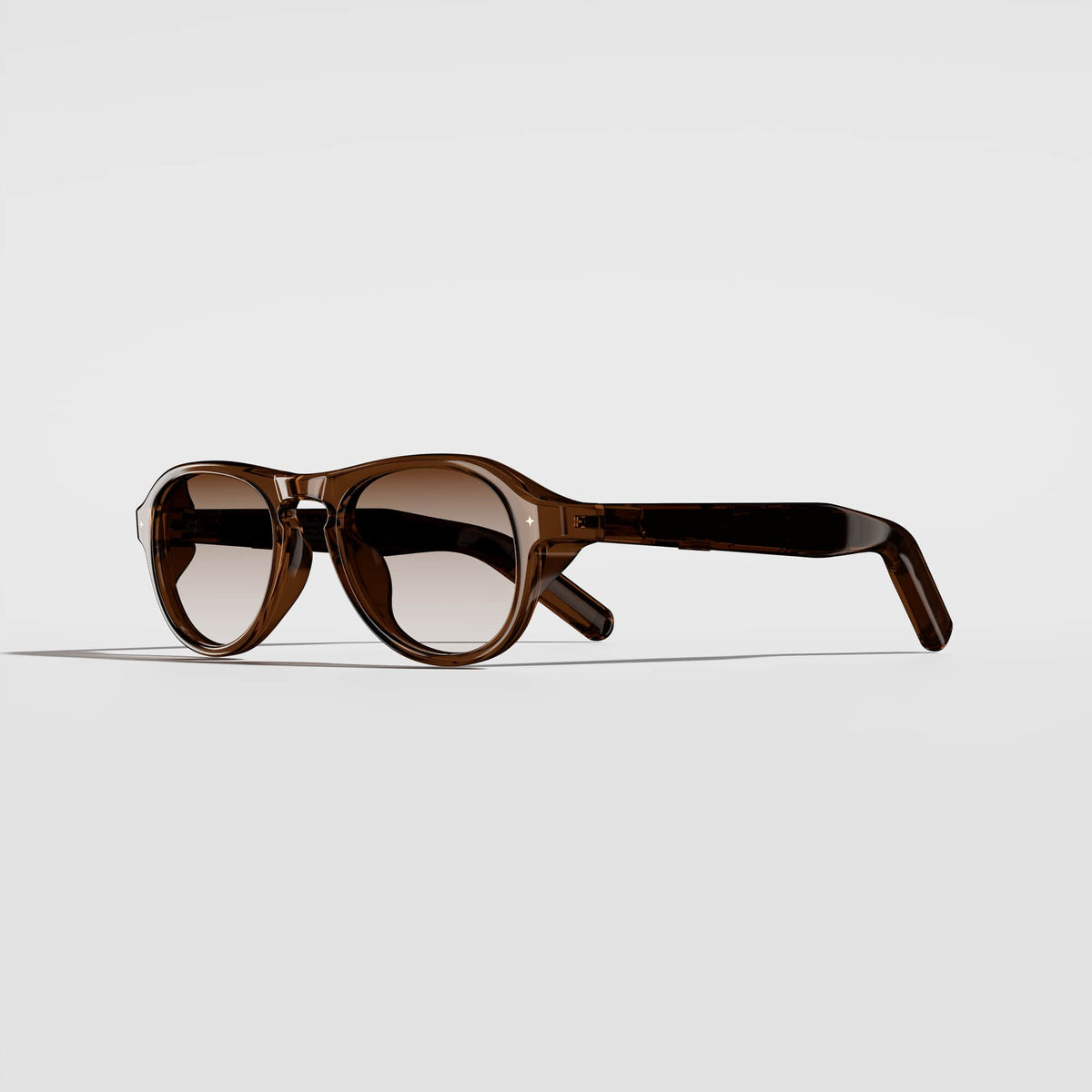 VONDER - PALERMO AI Smart Glasses Translate, Call & Remember, 16h+ Battery, Premium Audio, Privacy-First, Gradient Brown Lenses - Whiskey