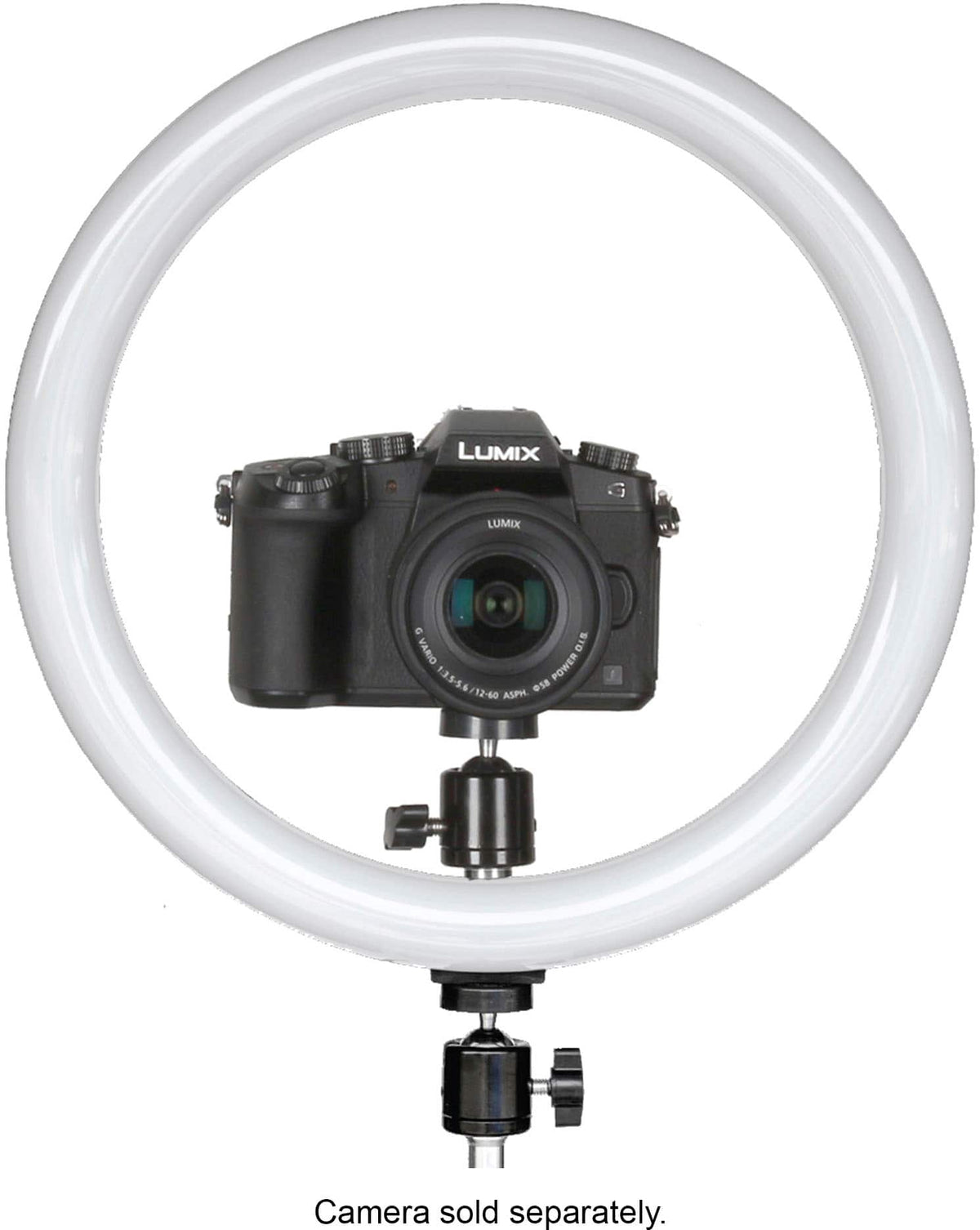 Sunpak - 12" Bicolor LED Ring Light Kit - Black