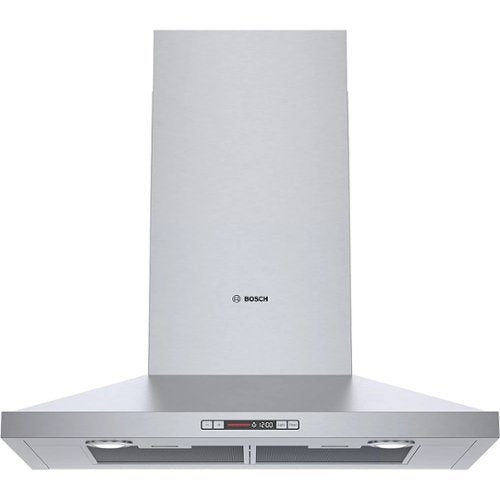 Bosch 300 Series - 30 inches - Externally Vented & Recirculating - Wall Range Hood - Stainless Steel