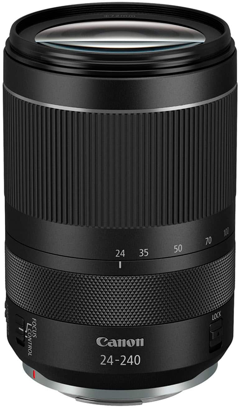 Canon - RF24-240mm F4-6.3 IS USM Standard Zoom Lens for EOS R-Series Cameras - Black