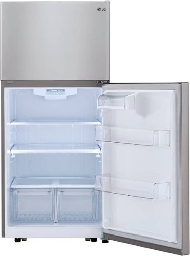 LG - 30-in Wide 20.2 Cu. Ft. Top Freezer Refrigerator - Stainless Steel