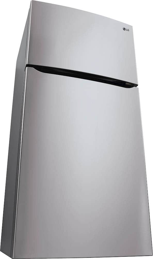 LG - 30-in Wide 20.2 Cu. Ft. Top Freezer Refrigerator - Stainless Steel