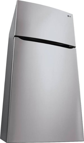 LG - 30-in Wide 20.2 Cu. Ft. Top Freezer Refrigerator - Stainless Steel