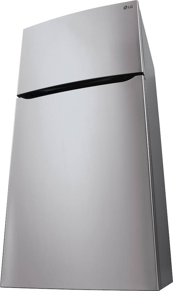 LG - 30-in Wide 20.2 Cu. Ft. Top Freezer Refrigerator - Stainless Steel