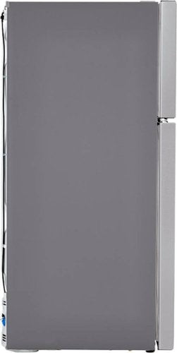 LG - 30-in Wide 20.2 Cu. Ft. Top Freezer Refrigerator - Stainless Steel