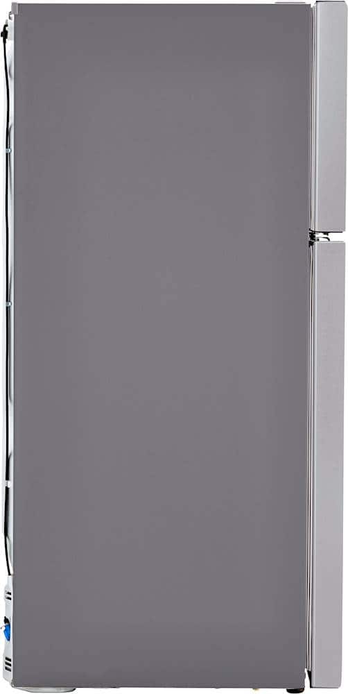 LG - 30-in Wide 20.2 Cu. Ft. Top Freezer Refrigerator - Stainless Steel