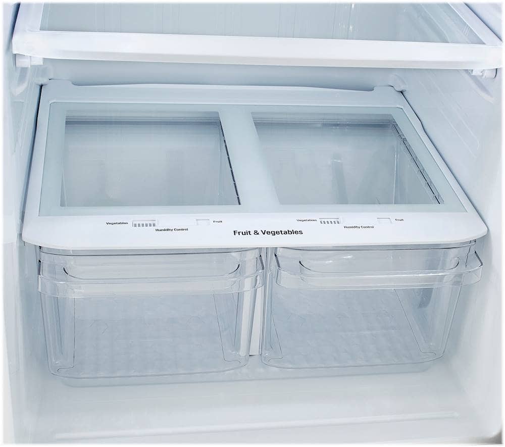 LG - 30-in Wide 20.2 Cu. Ft. Top Freezer Refrigerator - Stainless Steel