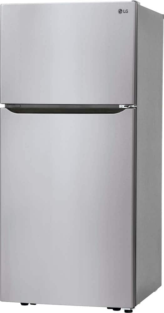 LG - 30-in Wide 20.2 Cu. Ft. Top Freezer Refrigerator - Stainless Steel