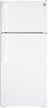 GE - 28 in. Wide 16.6 Cu. Ft. Top-Freezer Refrigerator with LED Interior Lighting - White
