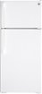 GE - 28 in. Wide 16.6 Cu. Ft. Top-Freezer Refrigerator with LED Interior Lighting - White