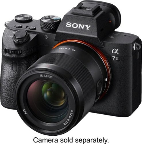Sony - 35mm f/1.8 FE Wide-Angle Lens for Select E-Mount Cameras - Black